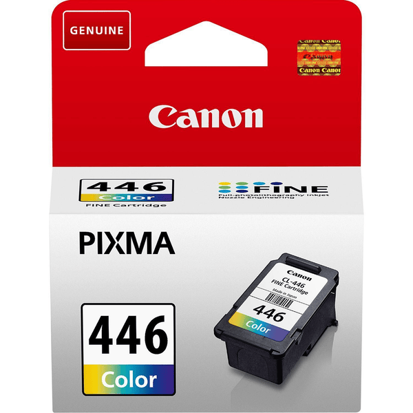 Canon CL-446 Cyan, Magenta, Yellow Printer Ink Cartridge Original