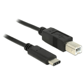 DeLOCK 83601 USB cable 1 m USB 2.0 USB C USB B Black
