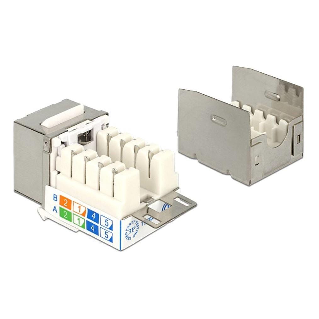 Delock Keystone Module RJ45 Secure CAT6 to LSA 86404