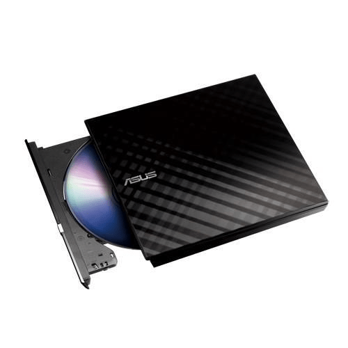 ASUS SDRW-08D2S-U LITE Portable 8X DVD ±R/RW DVD Burner with M-DISC support Black 90-DQ0435-UA221KZ
