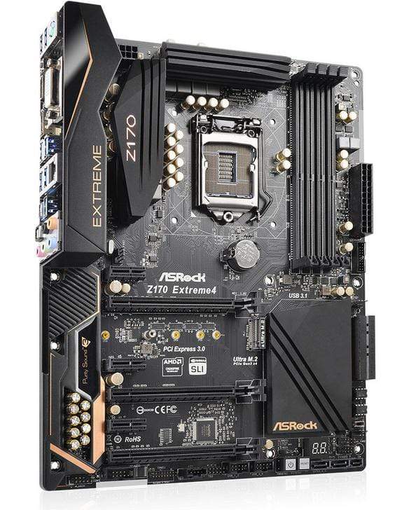 ASRock Z170 Extreme4 Intel LGA 1151 (Socket H4) ATX Motherboard 90-MXGYJ0-A0UAYZ