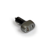 Port Designs 900086 Mobile Device Charger Black and Grey Auto