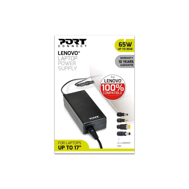 Port Designs 900093-LE power adapter/inverter Indoor 90 W Black