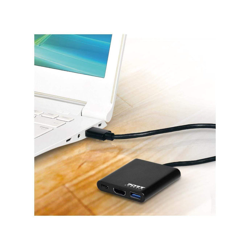 Port Designs 900140 Notebook Dock/Port Replicator Wired USB 3.2 Gen Type-C Black