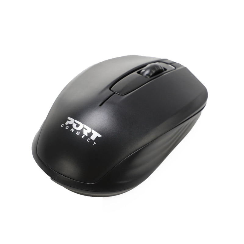 Port Connect Wireless 1000DPI  Mouse Black 900508