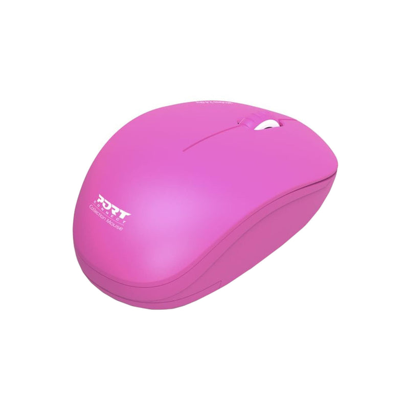 Port Connect Mouse Collection Wireless Fuschia 900538