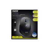 Port Designs 900716 Mouse Right-Hand RF Wireless+Bluetooth Optical 3200dpi