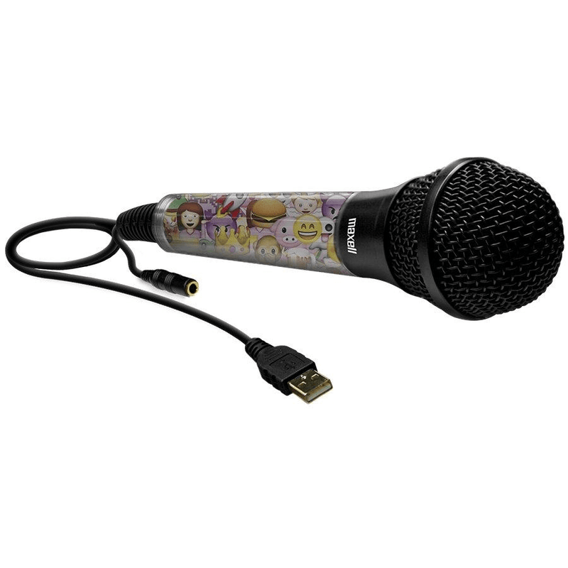Maxell USBK-MIC USB Karaoke Microphone 90855300-USBK-MIC
