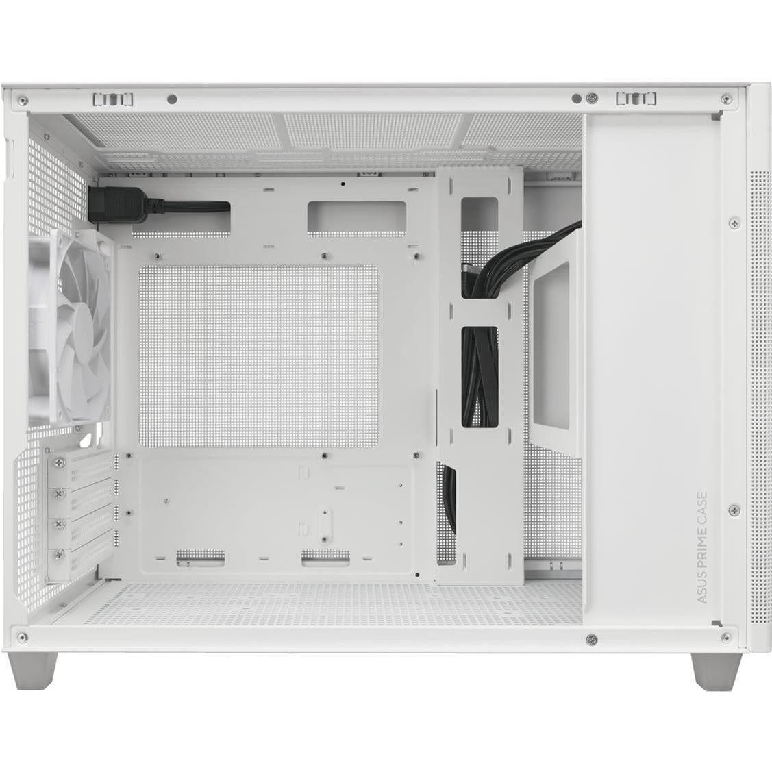 Asus Prime AP201 MicroATX Mini Tower White PC Case 90DC00G3-B39000