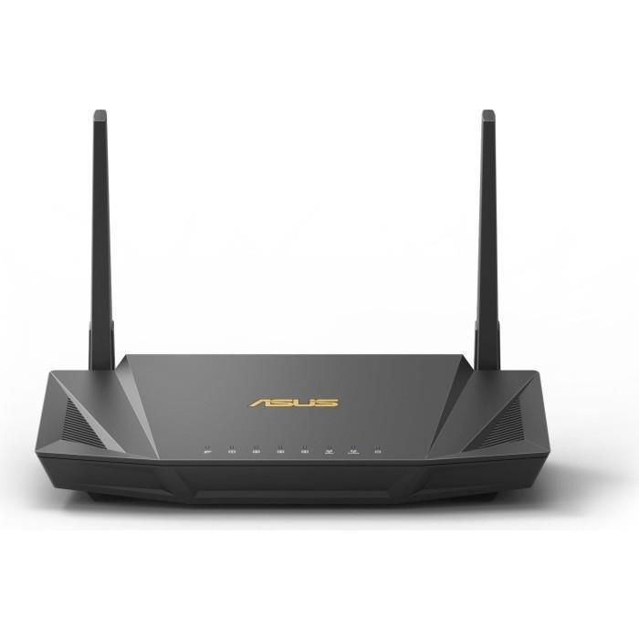 ASUS RT-AX56U Wi-Fi 6 Wireless Router - Dual-band 2.4GHz and 5GHz Gigabit Ethernet Black 90IG05B0-BO3H00