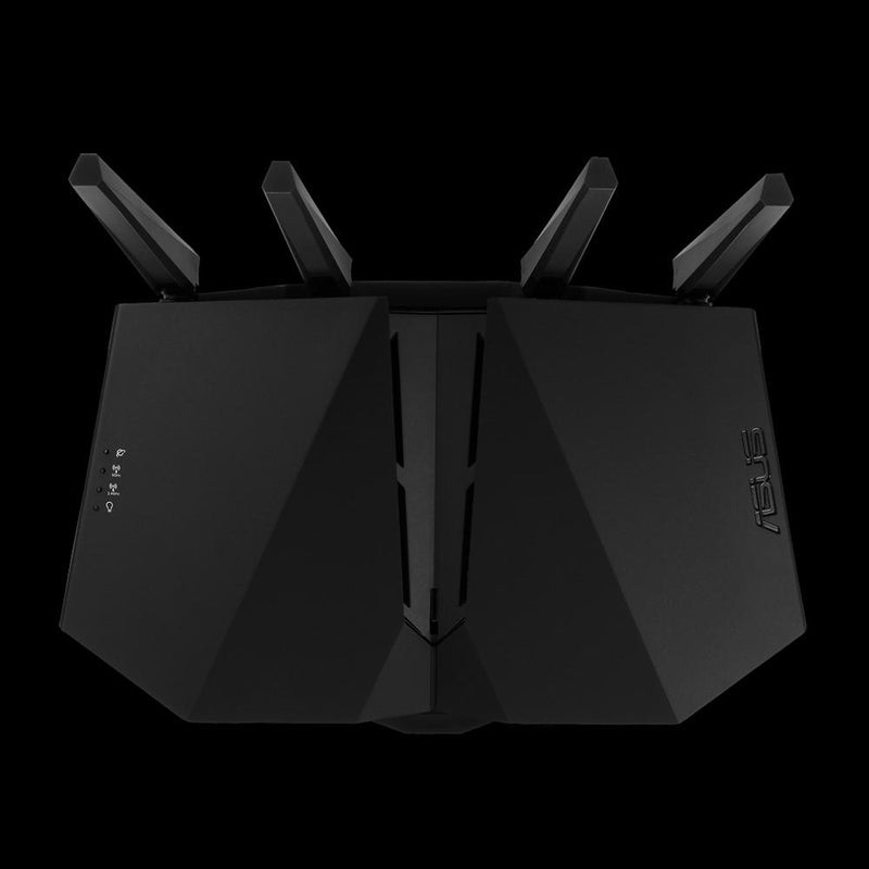 ASUS RT-AX82U Wireless Router - Dual-band 2.4 GHz and 5 GHz Gigabit Ethernet Black 90IG05G0-MO3R10
