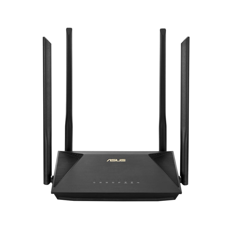 ASUS RT-AX53U wireless router Gigabit Ethernet Dual-band (2.4 GHz / 5 GHz) 3G 5G 4G Black