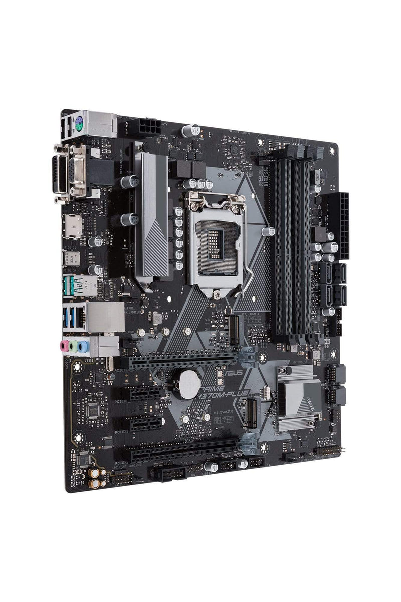 ASUS PRIME H370M-PLUS Intel LGA 1151 (Socket H4) Micro ATX Motherboard 90MB0WC0-M0EAY0