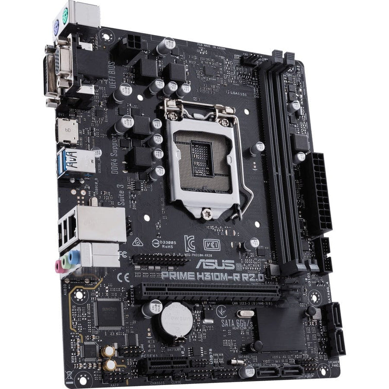 ASUS PRIME H310M-R R2.0 Intel H310 LGA 1151 Socket H4 Micro ATX Motherboard 90MB0YL0-M0ECY0