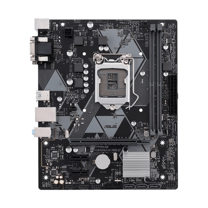 ASUS PRIME H310M-K R2.0 Intel LGA 1151 (Socket H4) Micro ATX Motherboard 90MB0Z30-M0EAY0