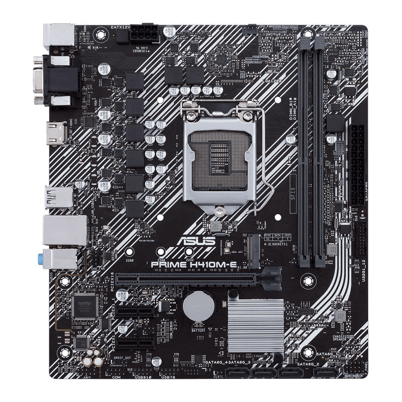 ASUS PRIME H410M-E Intel H410 LGA 1200 Micro ATX Motherboard 90MB13H0-M0EAY0