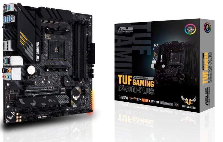 ASUS TUF Gaming B550M PLUS (WI-FI) AMD Socket AM4 Micro ATX Wi-Fi 6 Motherboard 90MB1490-M0EAY0