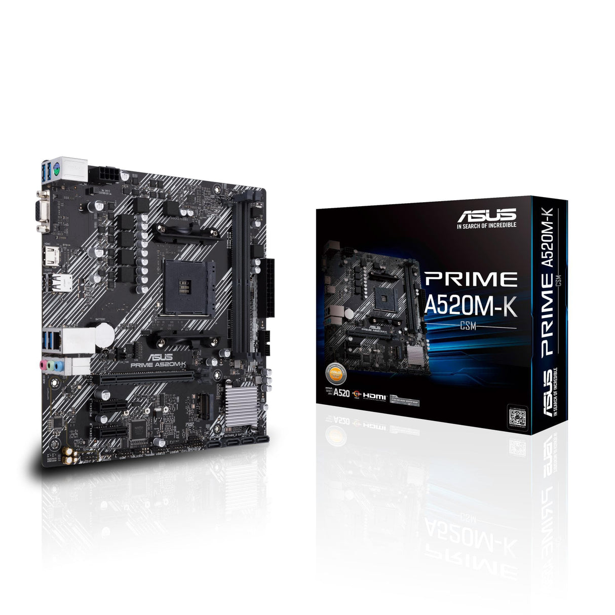 ASUS PRIME A520M-K AMD Micro ATX Motherboard 90MB1500-M0EAY0