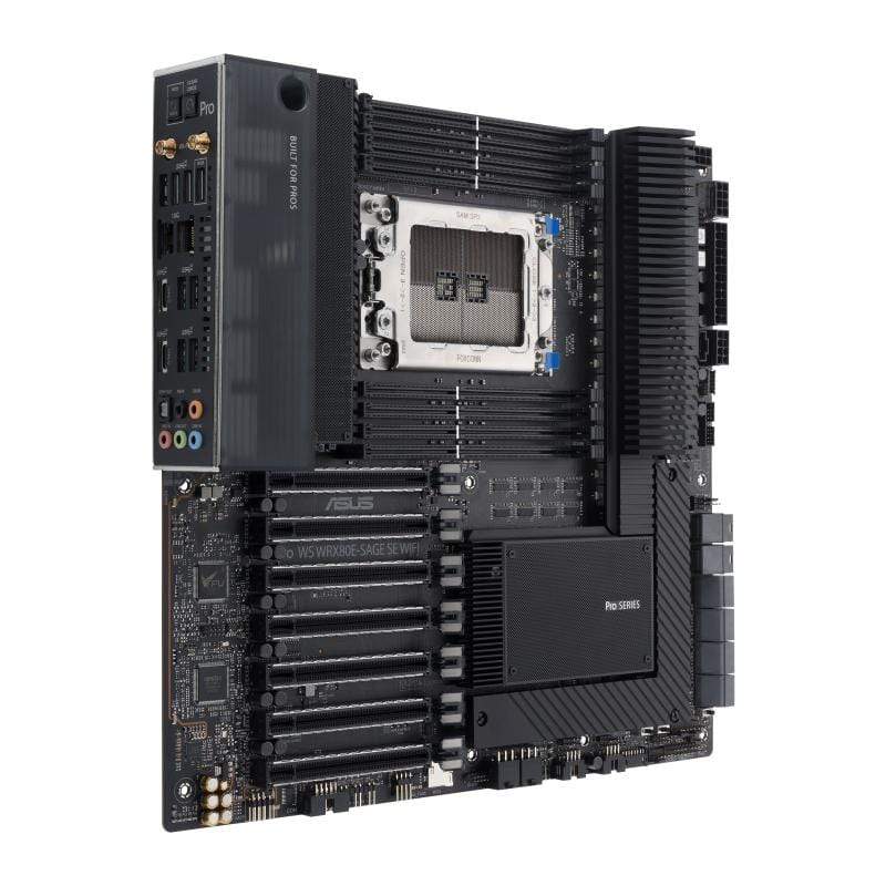 ASUS WRX80E-SAGE SE WiFi AMD WRX80 Socket SP3 Extended ATX Motherboard 90MB1590-M0EAY0