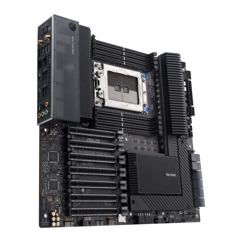 ASUS WRX80E-SAGE SE WiFi AMD WRX80 Socket SP3 Extended ATX Motherboard 90MB1590-M0EAY0