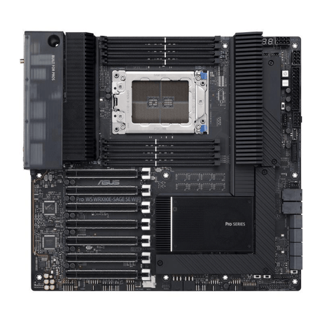 ASUS WRX80E-SAGE SE WiFi AMD WRX80 Socket SP3 Extended ATX Motherboard 90MB1590-M0EAY0