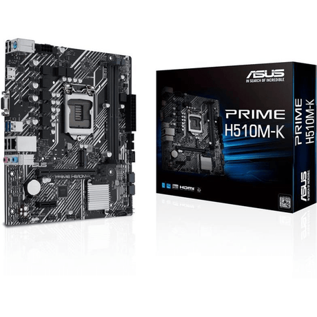 ASUS PRIME H510M-K Intel Socket H510 LGA1200 mATX Motherboard 90MB17N0-M0EAY0