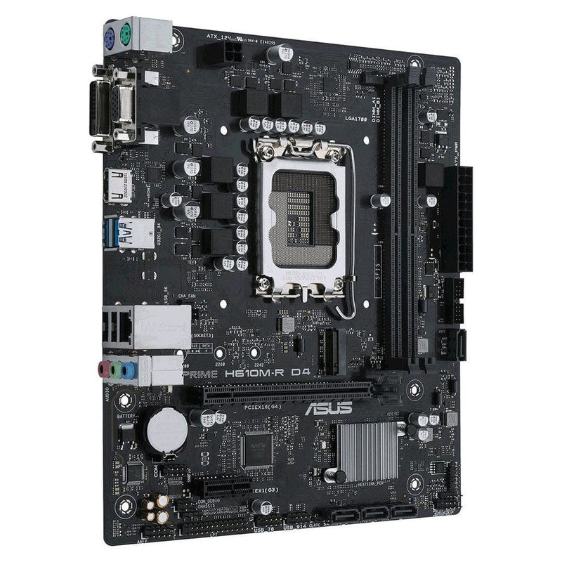 Asus Prime H610M-R D4 Intel LGA 1700 micro ATX Motherboard 90MB1B40-M0ECY0