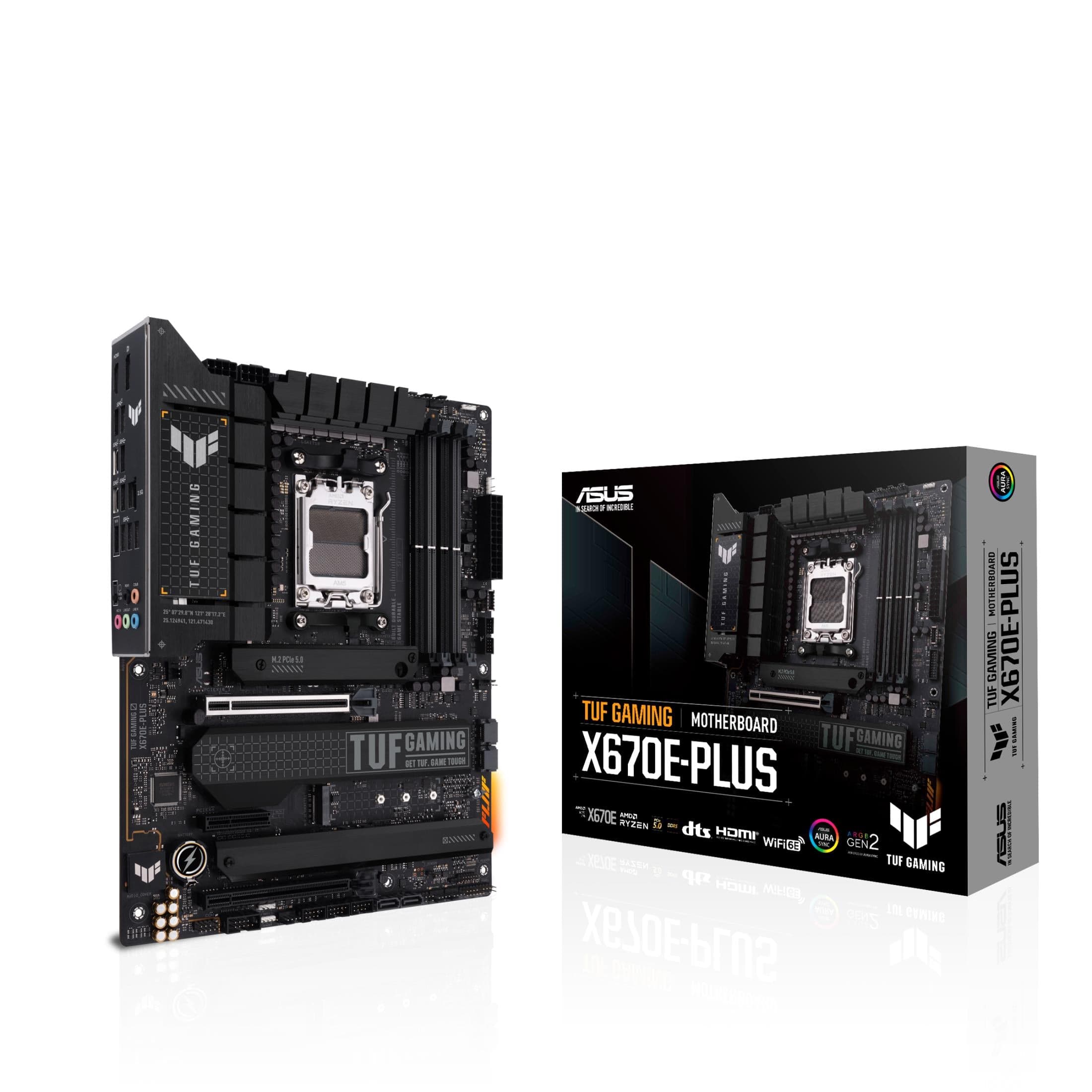 Asus TUF Gaming X670E-Plus AMD Socket AM5 ATX Motherboard 90MB1BJ0