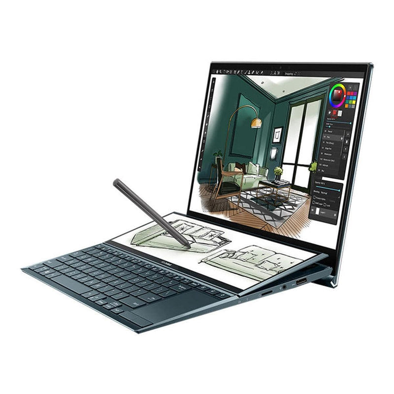 ASUS Zenbook Duo 14 UX482 14-inch FHD Laptop - Intel Core i7-1195G7 16GB RAM 512GB SSD GeForce MX450 Windows 11 Pro 90NB0S51-M07150