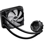 ASUS TUF Gaming LC 120 RGB AIO Liquid CPU Cooler With Aura Sync and TUF 120mm RGB Radiator Fans 90RC0081-M0UAY0