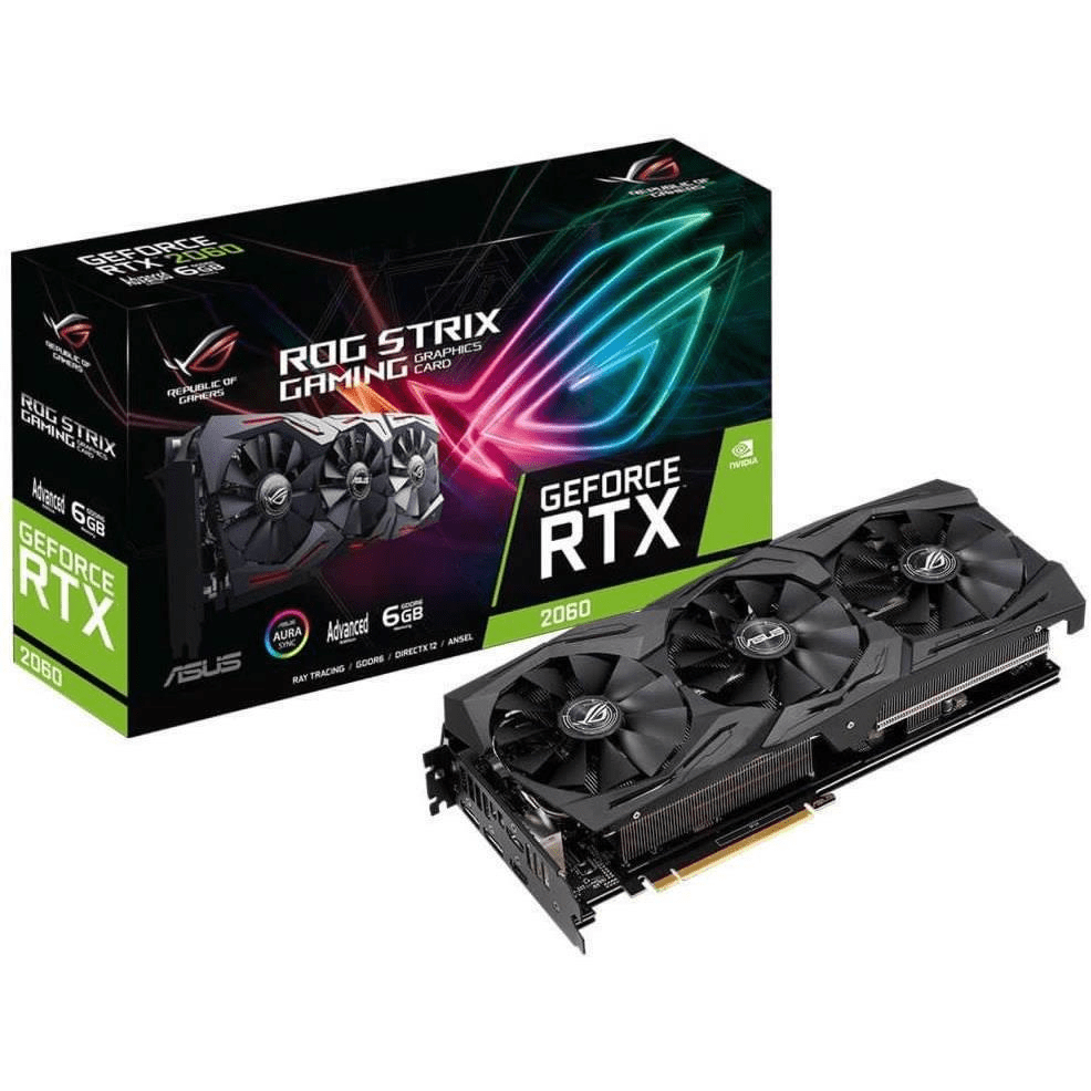 Asus ROG STRIX RTX2060 A6G Gaming NVIDIA GeForce RTX 2060 6GB GDDR6