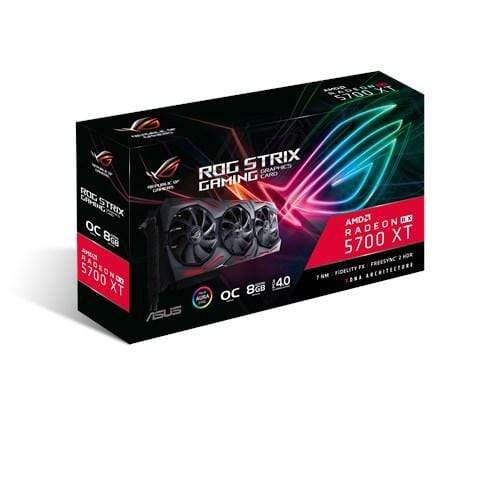 ASUS AMD Radeon RX 5700 XT 90YV0D90-M0NA00 Graphics Card - RX5700 XT ROG-STRIX-RX5700 XTXT-O8G-Gaming 8GB GDDR6