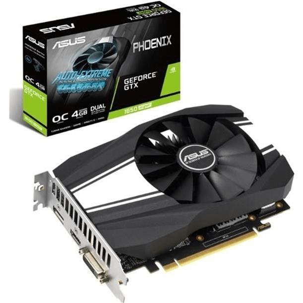 ASUS Nvidia GeForce GTX 1650 SUPER 90YV0E40-M0NA00 Graphics Card - GTX1650 SUPER Phoenix PH-GTX1650 SUPERS-O4G 4GB GDDR6
