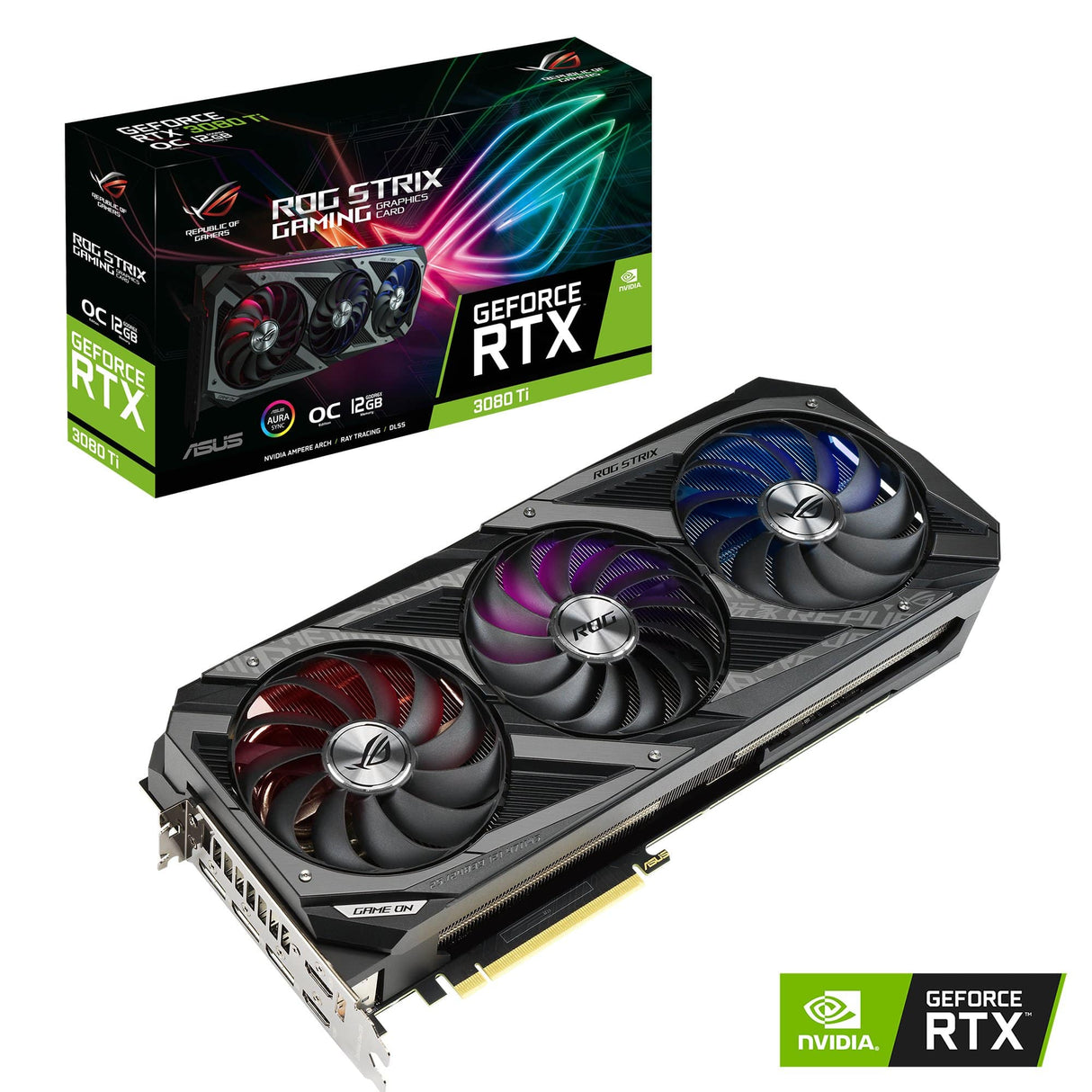 ASUS ROG -STRIX-RTX3080TI-O12G-GAMING NVIDIA GeForce RTX 3080 Ti 12 GB GDDR6X