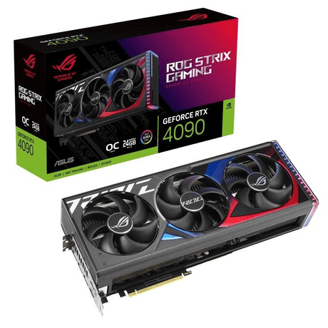 Asus ROG Strix Nvidia GeForce RTX 4090 24GB GDDR6X Graphics Card 90YV0ID0-M0NA00
