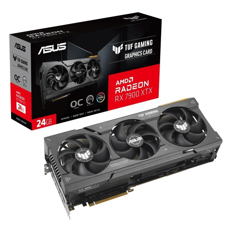 Asus TUF Gaming AMD Radeon RX 7900 XTX OC Edition 24GB GDDR6 Graphics Card 90YV0IG0-M0NA00