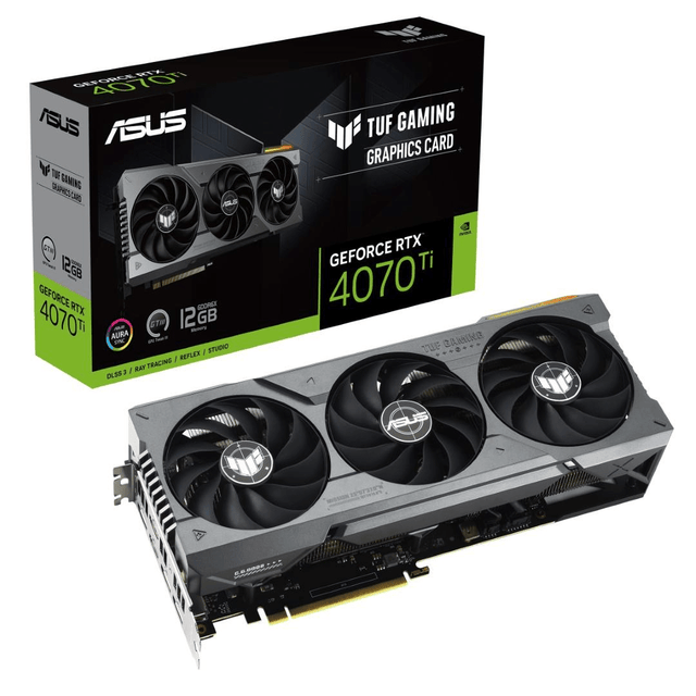 Asus TUF Gaming GeForce RTX 4070 Ti 12GB GDDR6X Graphics Card 90YV0IJ1-M0NA00
