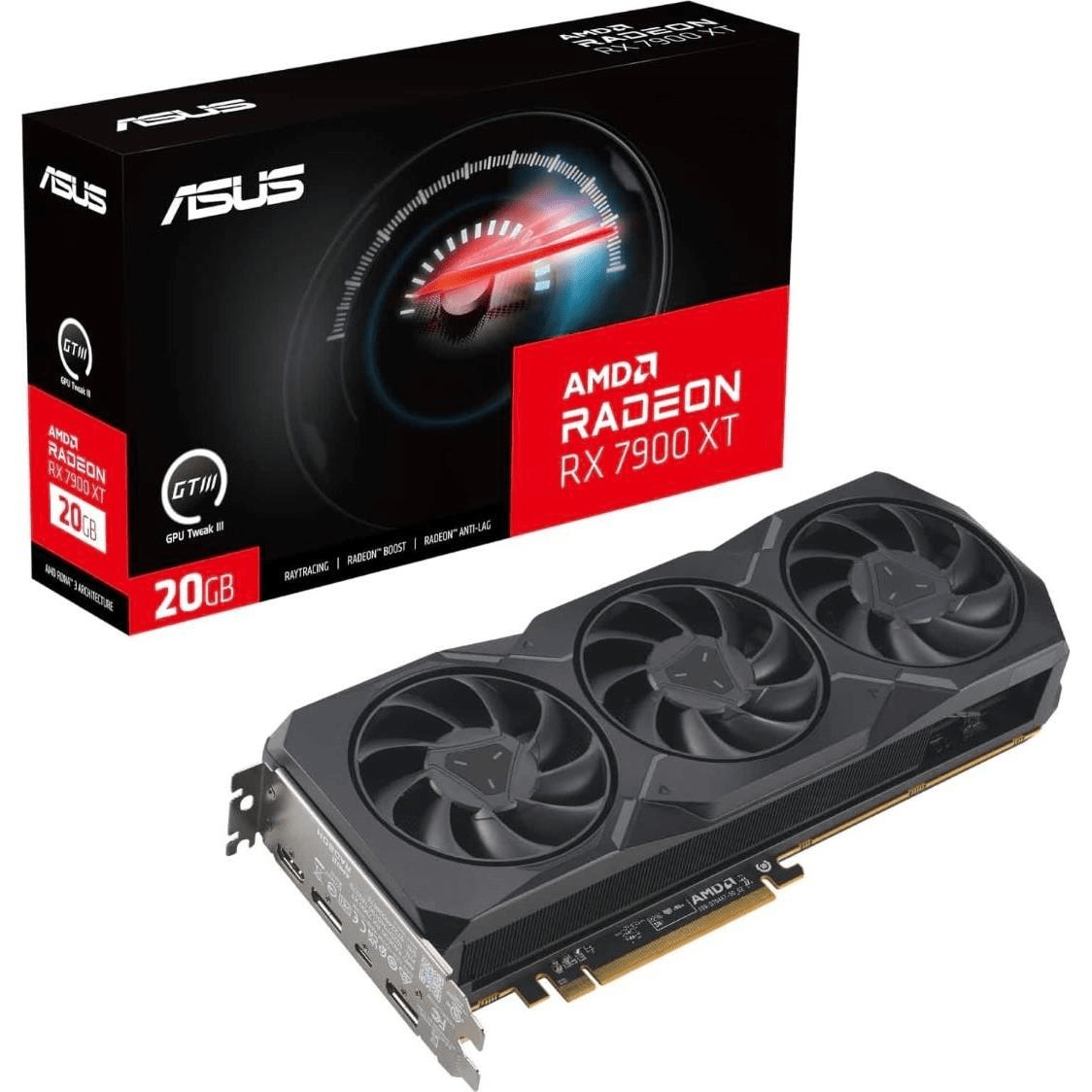 Asus AMD Radeon RX 7900 XT 20GB GDDR6 Graphics Card 90YV0IU0-U0NM00