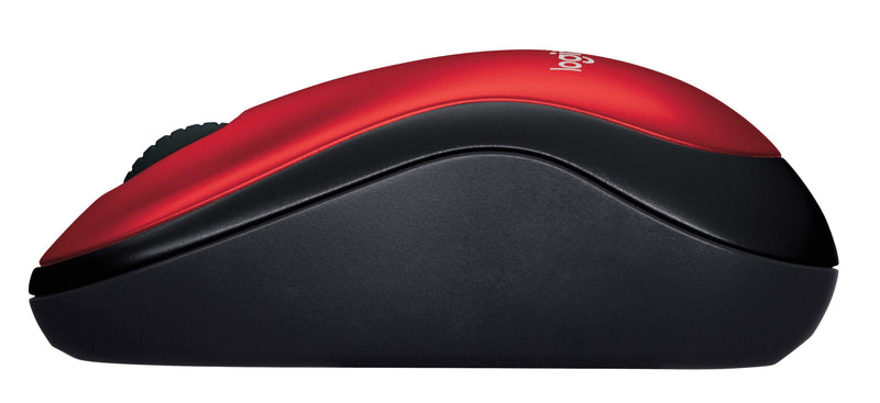 Logitech M185 Wireless Mouse - Red 910-002237
