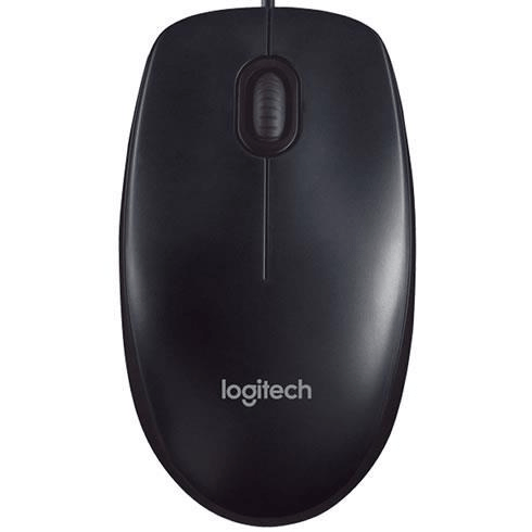 Logitech M90 USB Type-A Optical Ambidextrous Mouse 910-004053