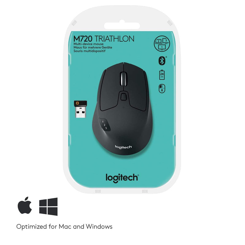 Logitech M720 Triathlon Wireless Mouse 910-004791