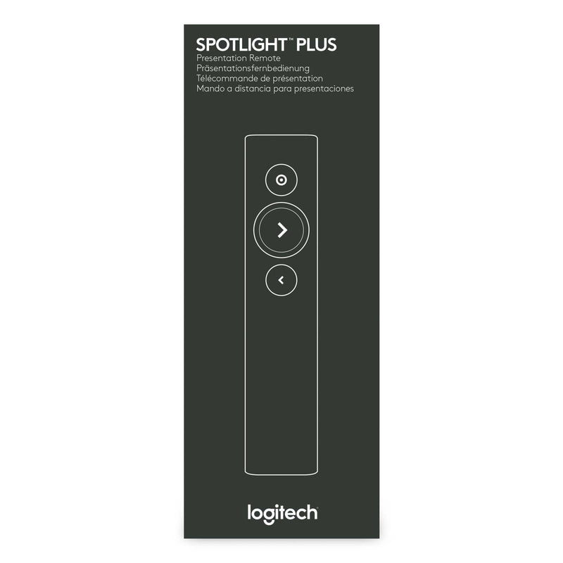 Logitech Spotlight wireless presenter Bluetooth/RF Grey