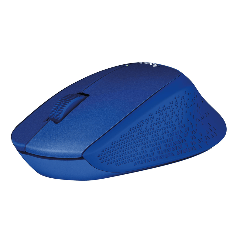 Logitech M330 Silent Plus Mouse 2.4Ghz Blue 910-004910