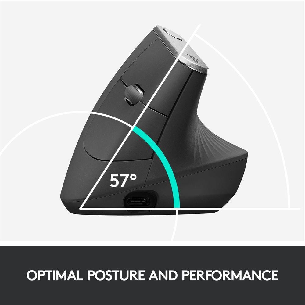 Logitech MX Vertical Advanced Ergonomic Mouse 910-005448 – FirstShop