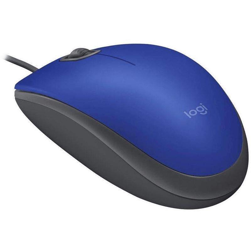 Logitech M110 Silent Mouse USB Blue 910-005488