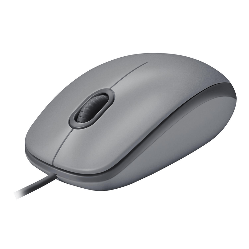 Logitech M110 Silent Mouse USB Mid Grey 910-005490