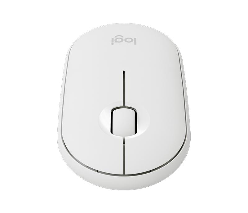 Logitech Pebble M350 Wireless Ambidextrous Mouse - Off-White 910-005716