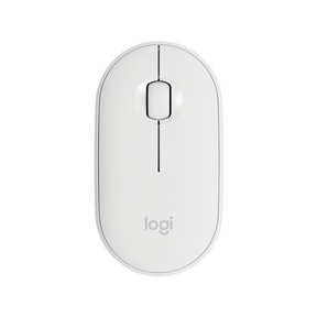 Logitech Pebble M350 Wireless Ambidextrous Mouse - Off-White 910-005716