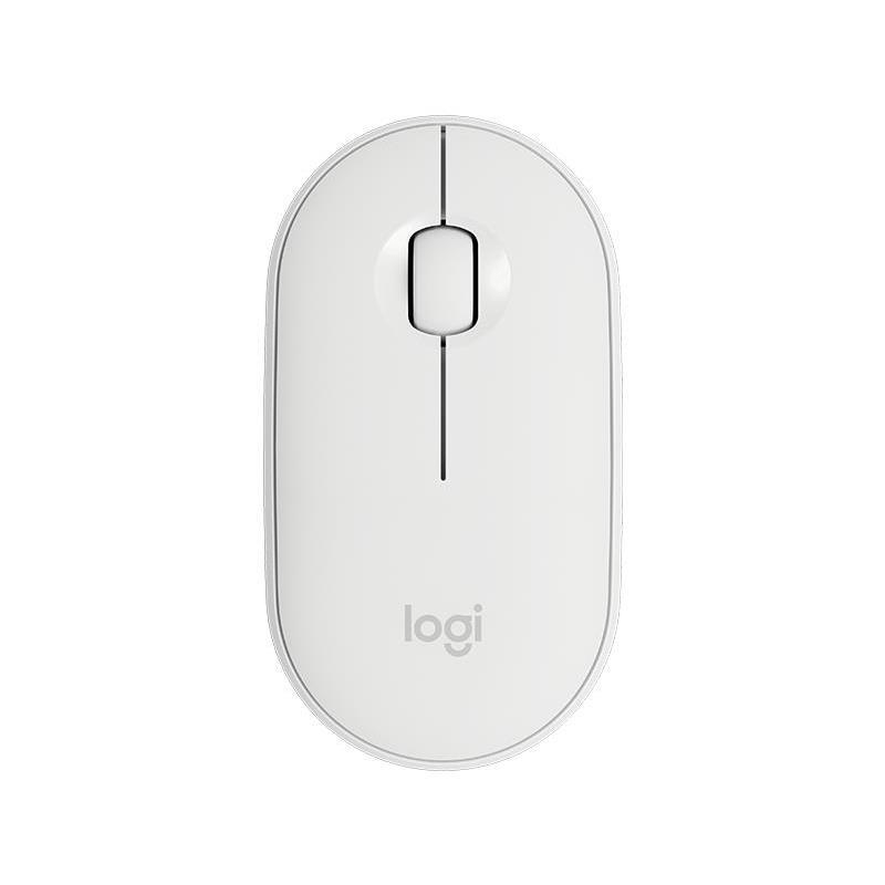 Logitech Pebble M350 Wireless Ambidextrous Mouse - Off-White 910-005716