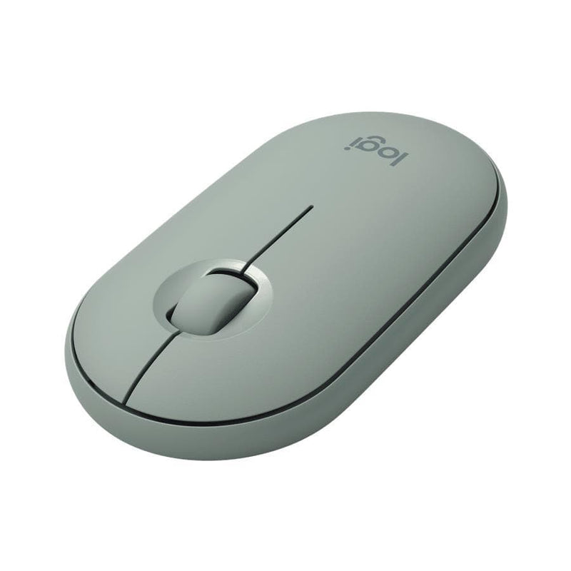 Logitech Pebble M350 Wireless Ambidextrous Mouse - Eucalyptus 910-005720